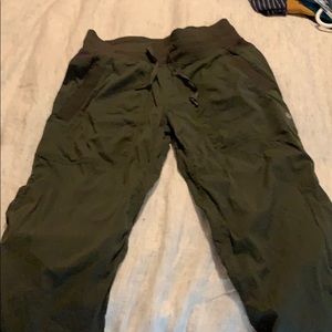 Lululemon dance studio olive green pants
